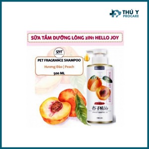 Sữa tắm Hello Joy Apricot Essential oil (Hương mơ đào) cho mèo